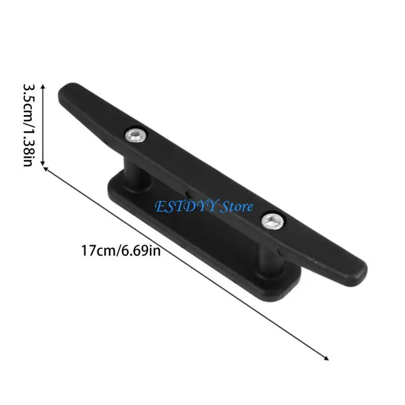 G6de 2pcs كاياك رف رف نايلون سطح السفينة نايلون كاياك حبل المربط مع البراغي #6