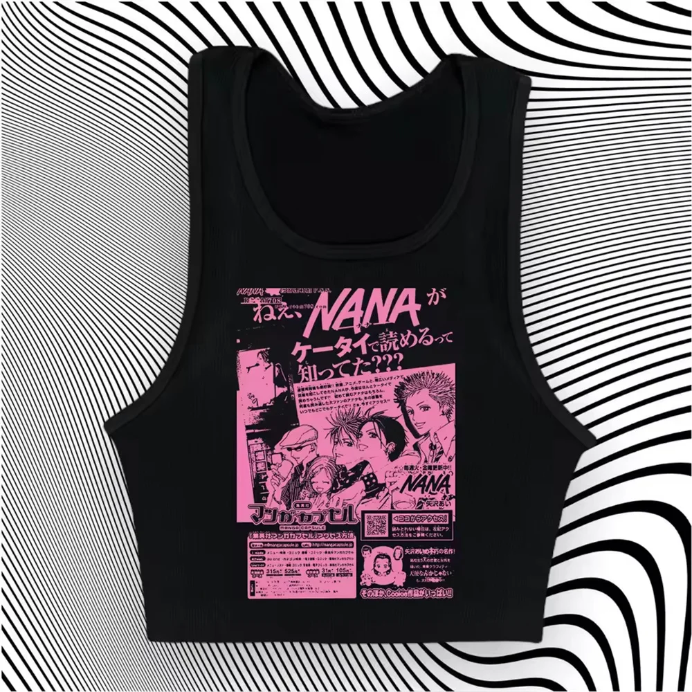 Camiseta Nana Osaki para mujer, Top Harajuku, ropa de Anime de cómic japonés para mujer