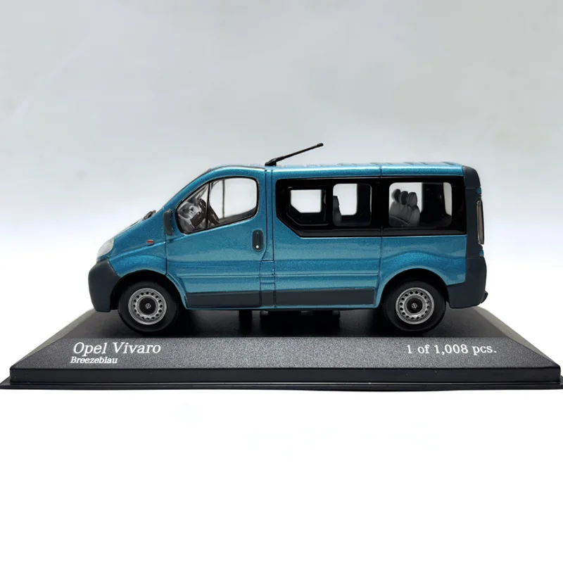 Minichamps Diecast 1:43 Scale Vivaro MPV Alloy Simulation Car Model Collection Decoration Gift Toys Static Display
