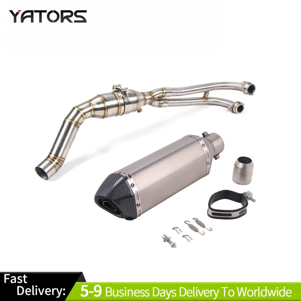

For Yamaha TMAX 530 560 2017-2021 Full Exhaust System Header Pipe 51mm Mufflers Exhausts Pipes