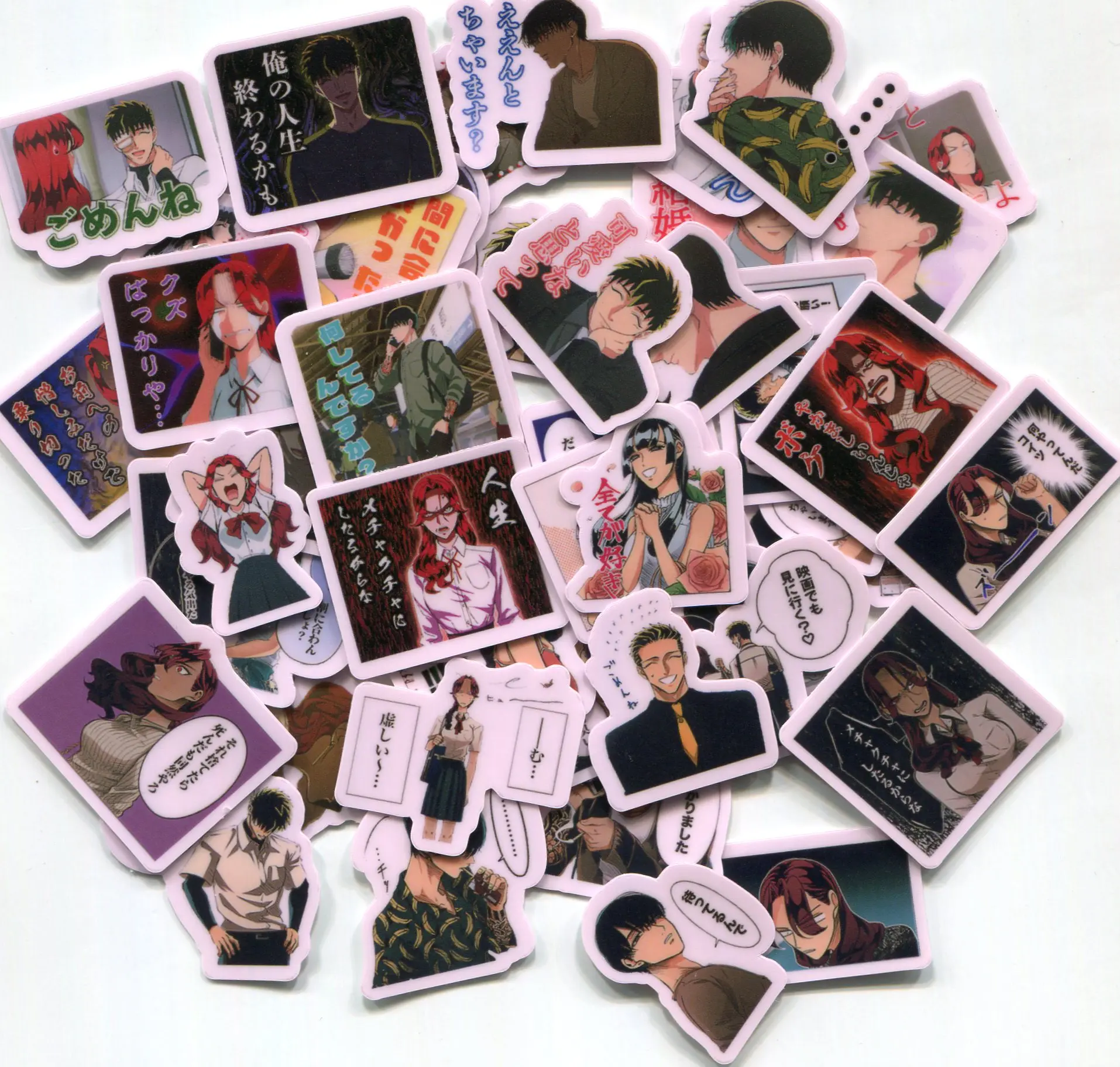 40PCS Yakuza Fiancé: Raise wa Tanin ga Ii 3CM STICKER