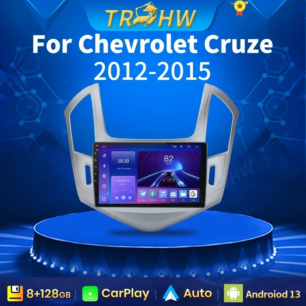 

9" Android 15 Car Radio Video Player For Chevrolet Cruze J300 J308 2012 2013 2014 2015 GPS DSP Serero Auto Carplay 8G 1256G