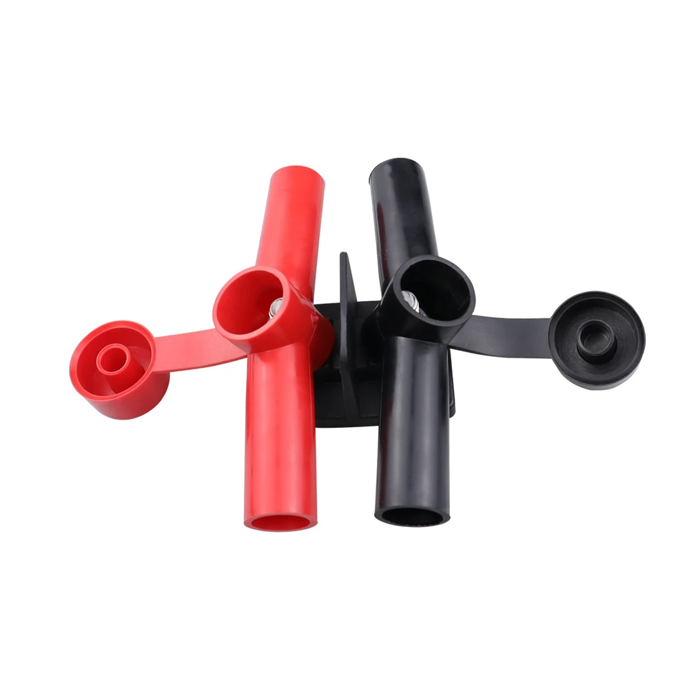 

​Dual Powerpost Cable Connectors One Black and One Red Insulator Easy To Install Practical And Durable Easy To Use