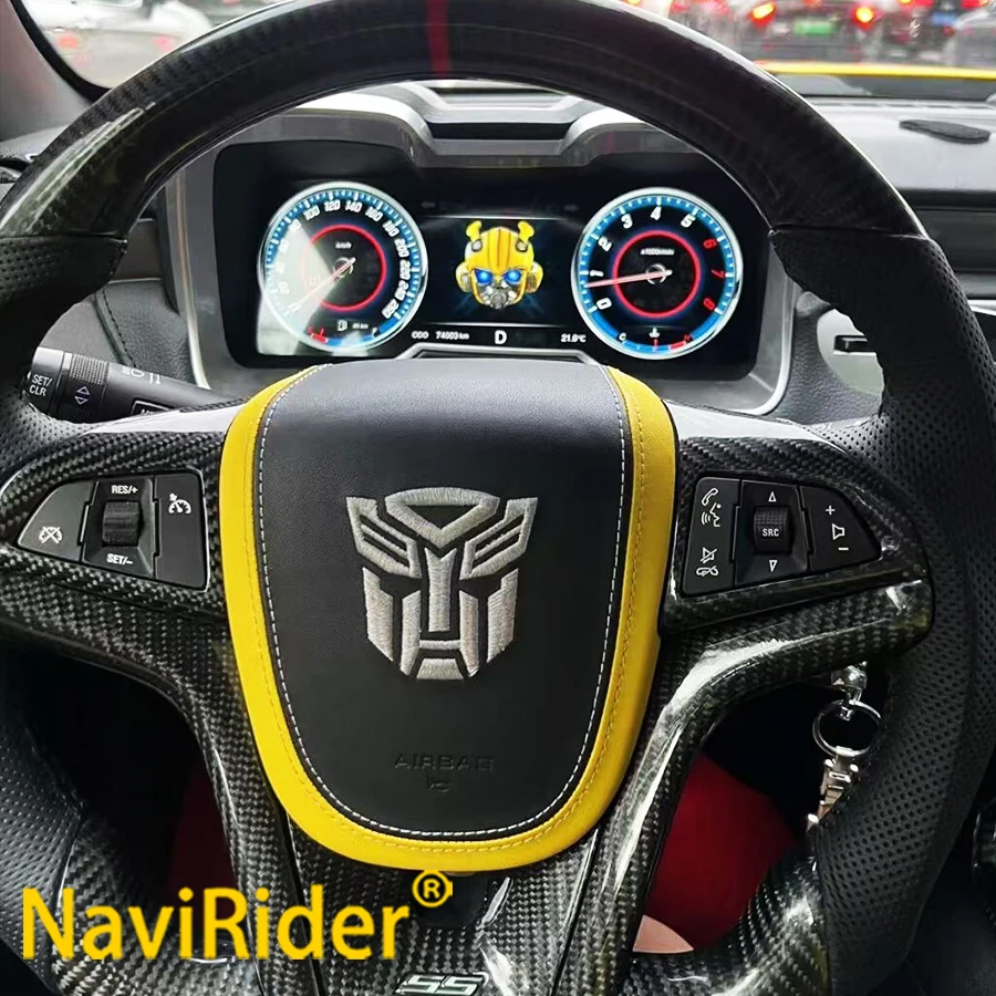 

Цифровая приборная панель с CarPlay для Chevrolet Camaro 2010-2015: виртуальные спидометры и мультимедийный проигрыватель