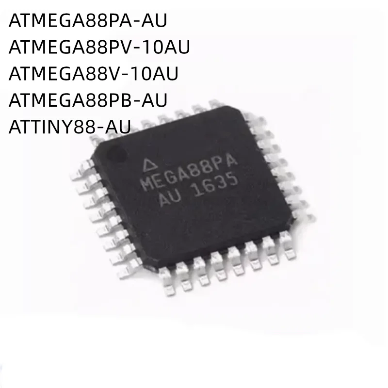

10Pcs/Lot ATMEGA88PA-AU ATMEGA88PV-10AU ATMEGA88V-10AU ATMEGA88PB-AU ATTINY88-AU MEGA88PA QFP New Original chip