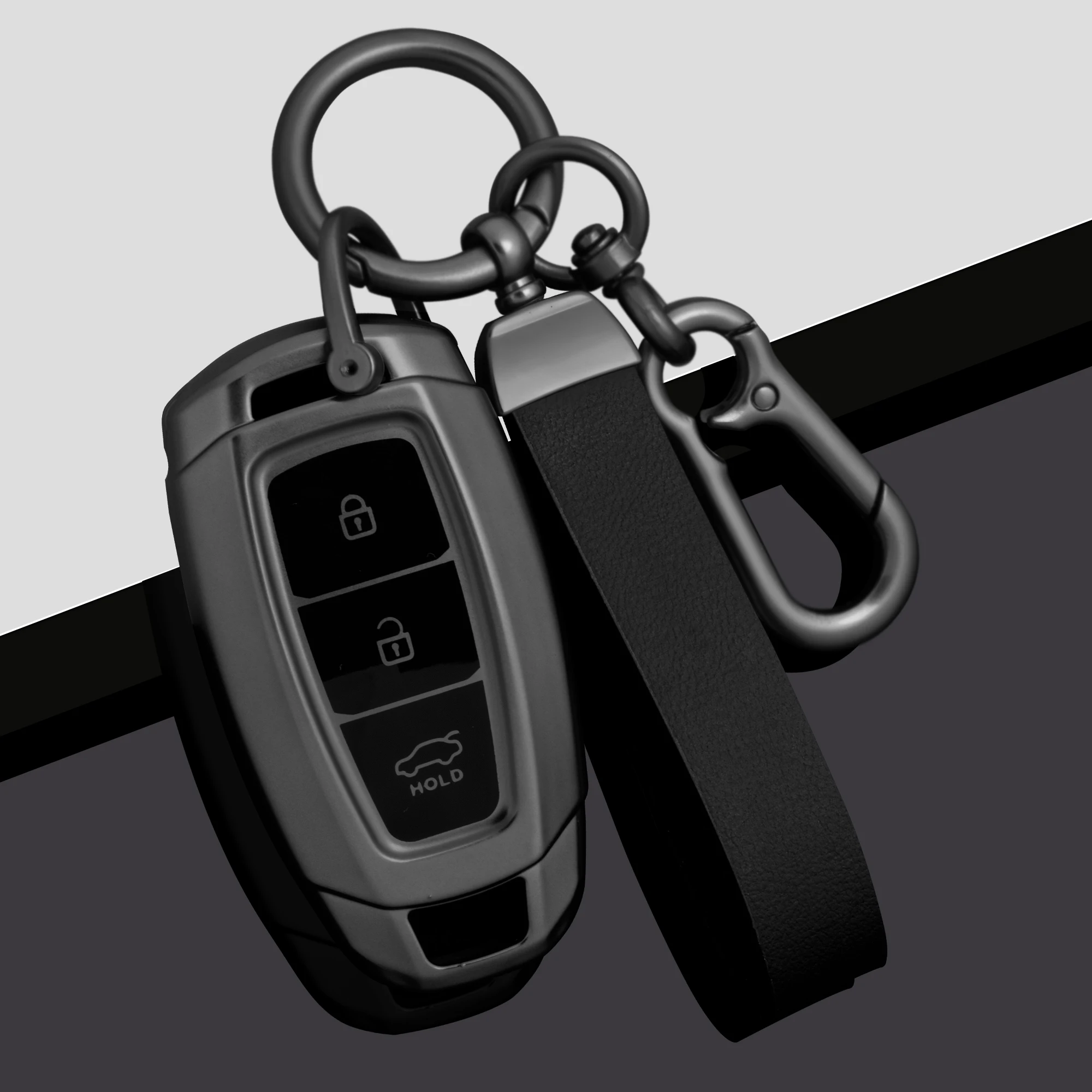 حافظة مفاتيح السيارة لشركة هيونداي I30 Ix35 كونا إنسينو سولاريس أزيرا غراندور Ig أكسنت سانتا في باليسيد حامل فوب الملحقات الداخلية #1