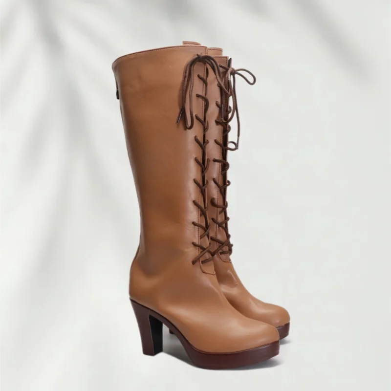 Anime ma nouvelle vie comme méchante: toutes les rues plombées pour Doom Catarina Claes/Katarina Claes Cosplay bottes chaussures femmes chaussures Lolita