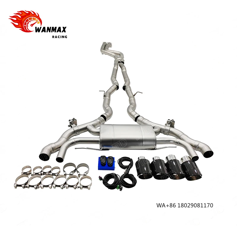 

JTLD Performance Exhaust Valved Catback 304 Stainless Steel Valved Sport Exhaust System for 2019-2023 X3MX4M F97 F98 3.0T