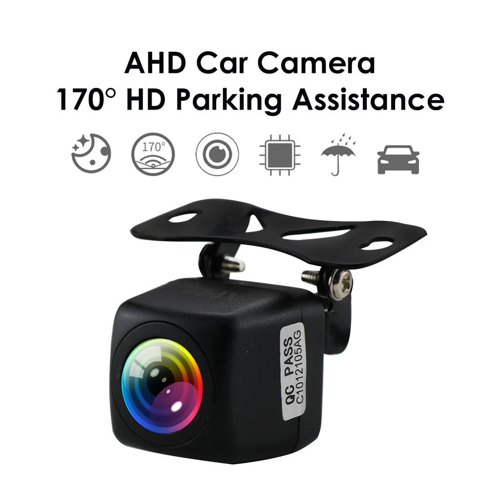 AHD Rearview Camera Parking Assistance Night Vision Auto Reverse Adjustable Bracket Universal for Hizpo Brand Multimedia Side HD