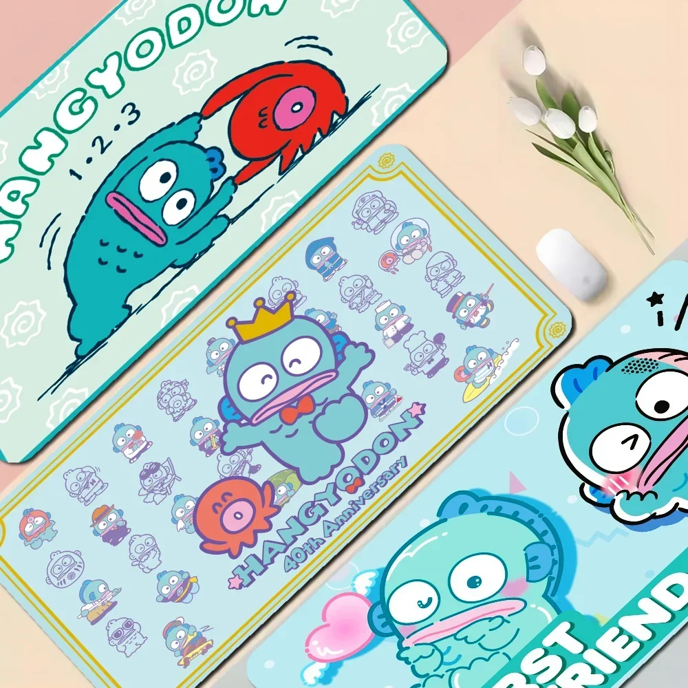 Hangyodon Anime-Kreditkarte, individuelle Haut, verdicktes Mauspad, übergroße Gaming-Tastatur, Notebook-Tischmatte