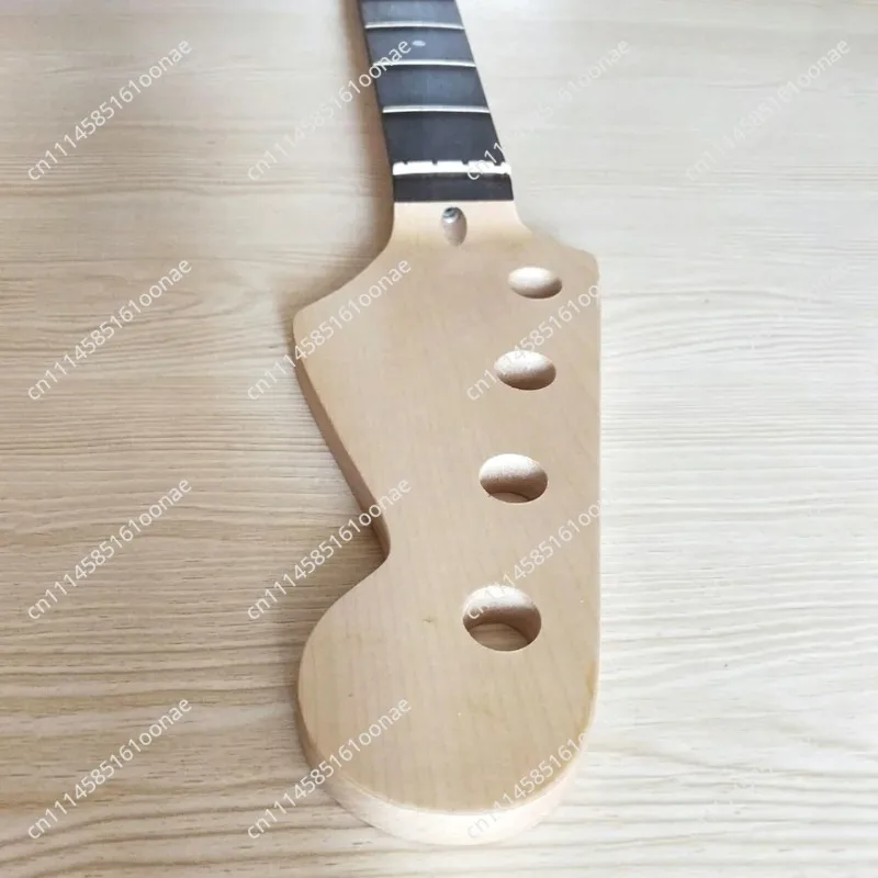 4 Strings Work in Progress Electric Bass Neck, Maple, Bass Electric Guitar Modified DIY Accessories
