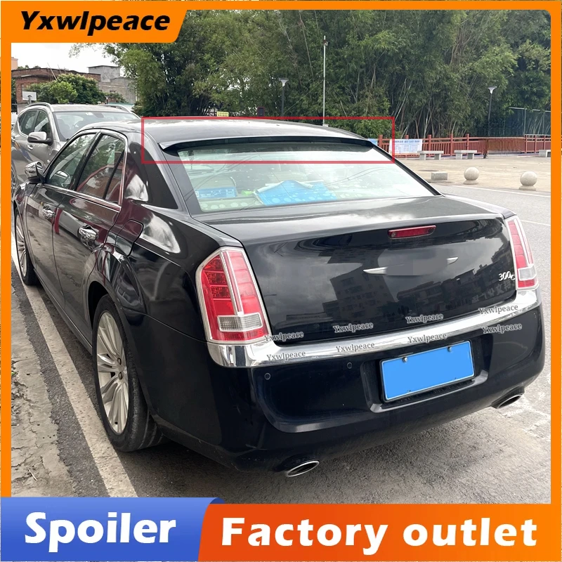 

For Chrysler 300 300c 2011 12 13 14 15 16 17 2018 Roof Spoiler Factory Style ABS Plastic Rear Trunk Wing Body Kit Accessories