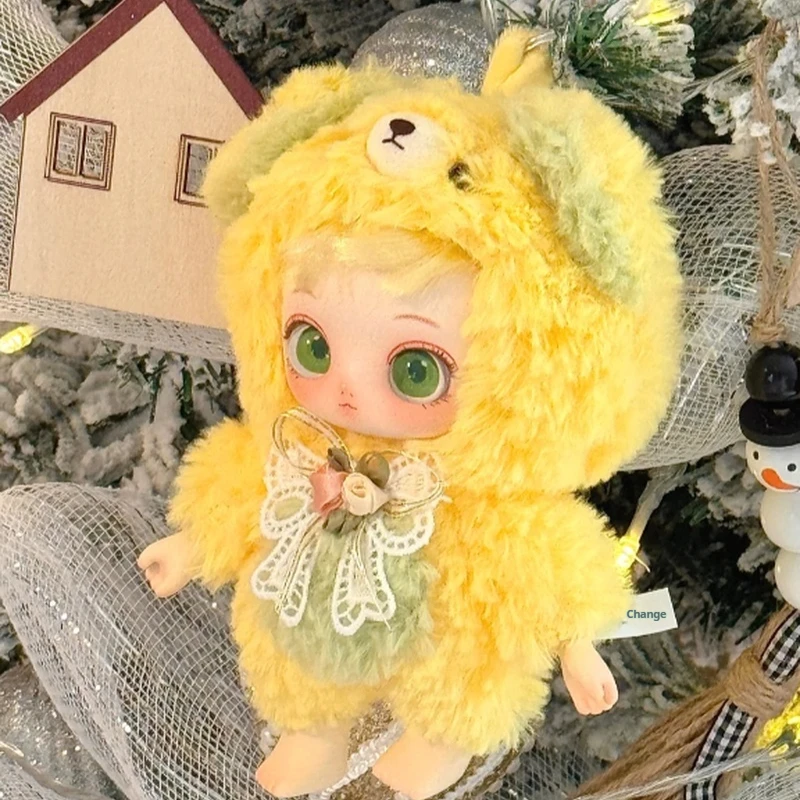 

Authentic Miaojiu Flower Series Blind Box Trendy Toy Doll Handmade Floral Design Bag Pendant Women's Gift Collectible Figure