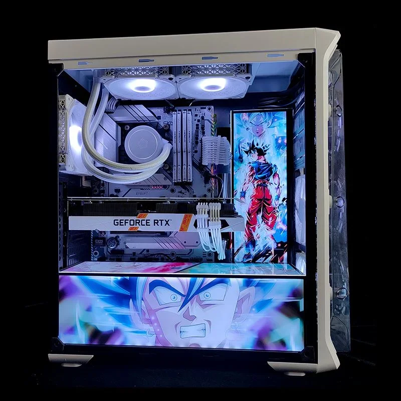 Konfigurowalny obudowa PC oświetlenie RGB Panel MOD emitowanie światła przegroda ARGB Gamer szafka ozdobny talerz 5V 12V kolorowe AURA SYNC