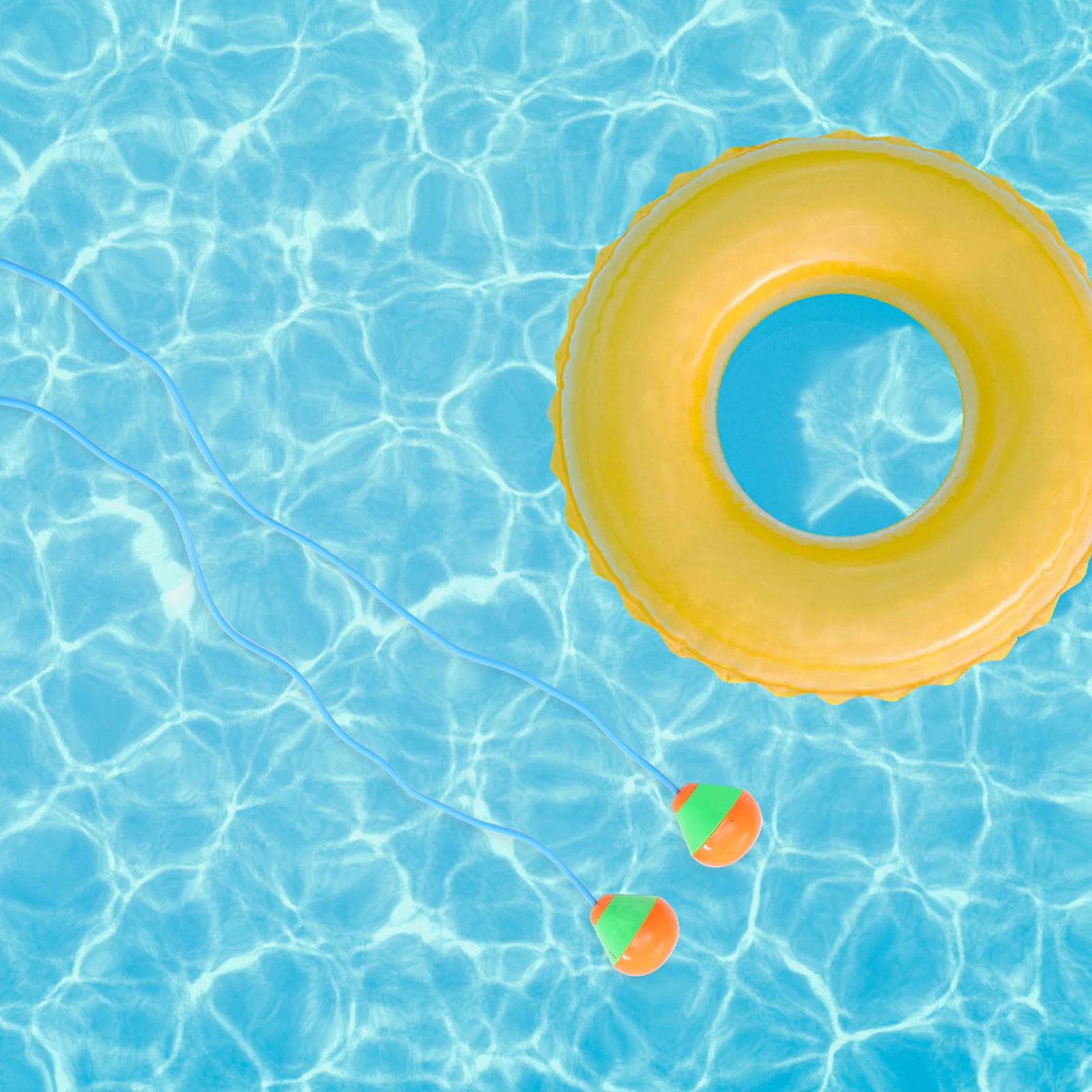 

2Pcs Kids Water Resistant Pool Arch Rounded Edge Children Swimming Arch Swim Training Tool Colorful Pool Swimming Toy