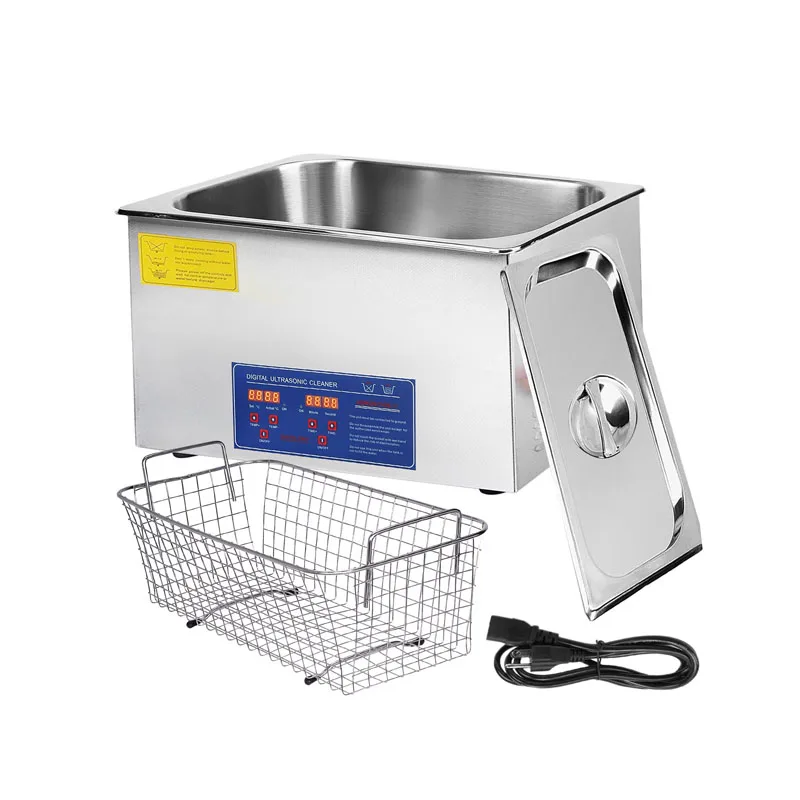 1-30L Ultrasonik Temizleyici Isıtıcı Zamanlayıcı ile Diş Sonic Temizleyici Banyo Gözlükleri Takı Saat Ultrason Temizleme Makinesi