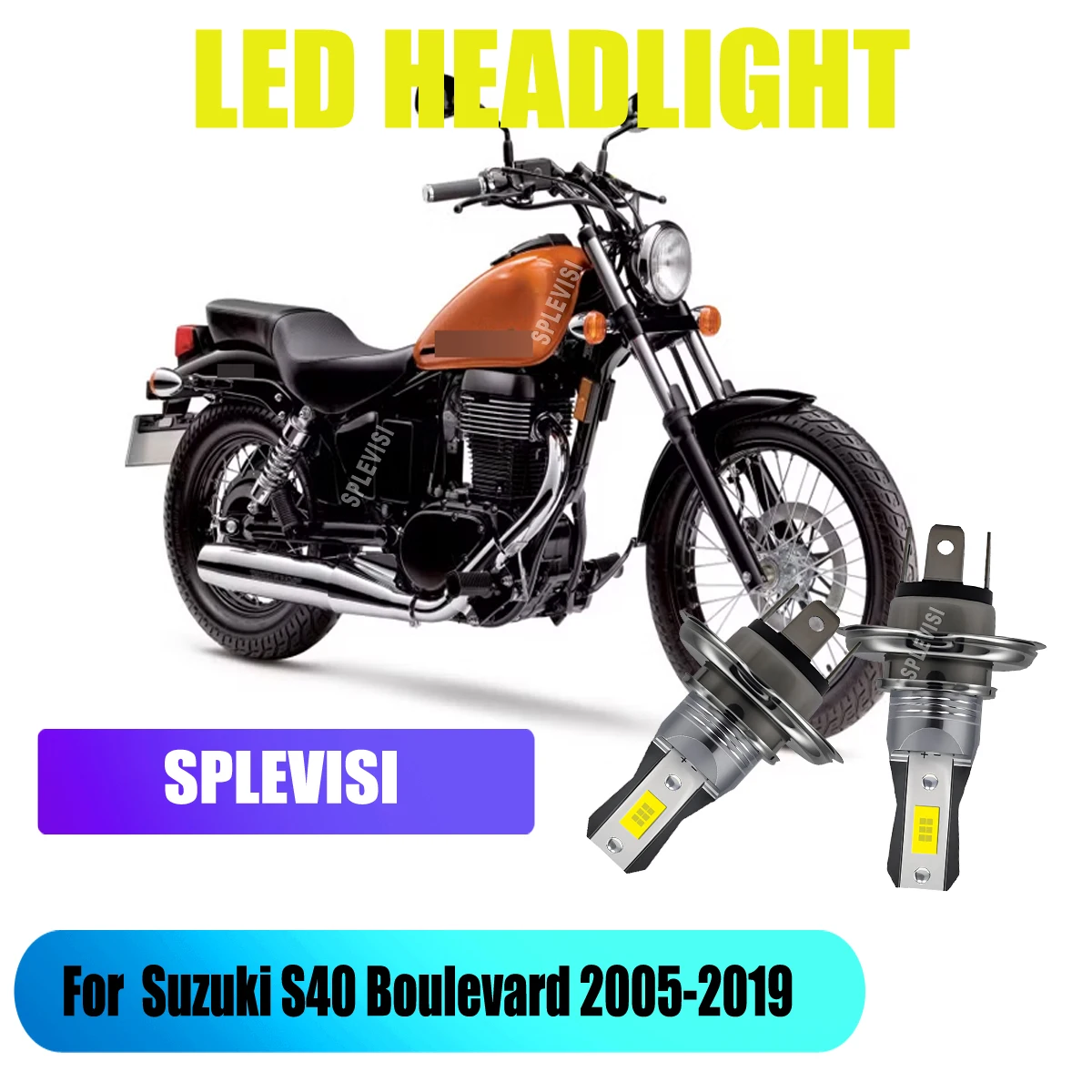 

H4 Headlight Bulb 12V 45W OE Socket Fitment, Durable For Suzuki S40 Boulevard 2005 2006 2007 2008 2009 2010 2011 2012 2013-2019