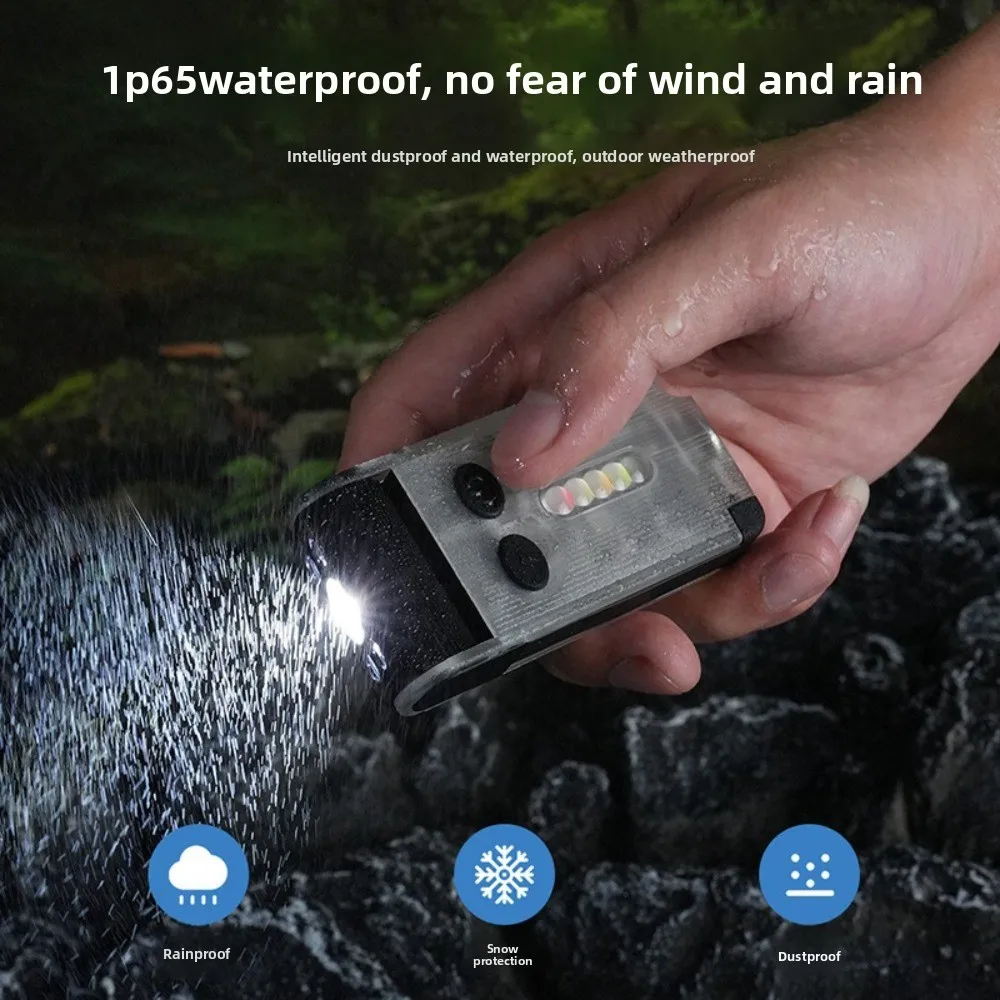 Portable Multi-function LED Flashlight Waterproof Mini Size Work Light with Magnet Buzzer Rechargeable Power Bank Work Light