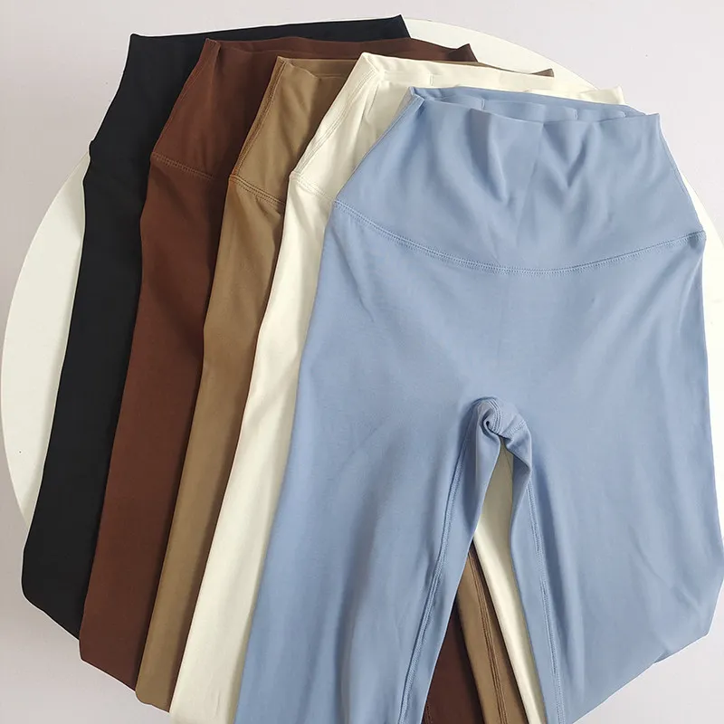 

Женские брюки для йоги с высокой талией и эффектом второй кожи, с карманами, предотвращающие эффект «верблюжьего хвоста», для фитнеса и пилатеса