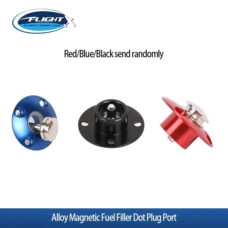 1 Stück Magnetischer RC-Kraftstoffeinsatz aus Aluminiumlegierung für Gas-Nitro-RC-Flugzeuge und Boote, Öltank-Befüllstutzen, Upgrade-Teile