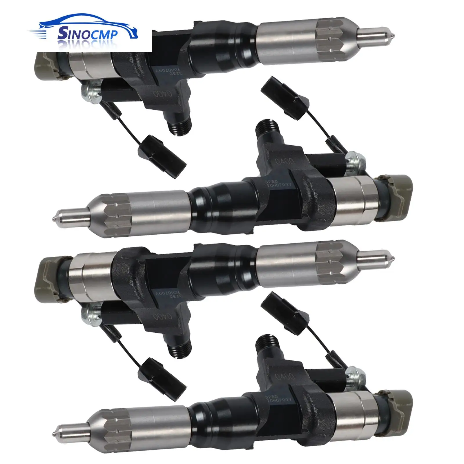 

6 PCS Fuel Injectors 23670-E0400 295050-0230 295050-0232 23670E0400 97029505-0231 For Kobelco Hino J08E Engine Truck 500 Series