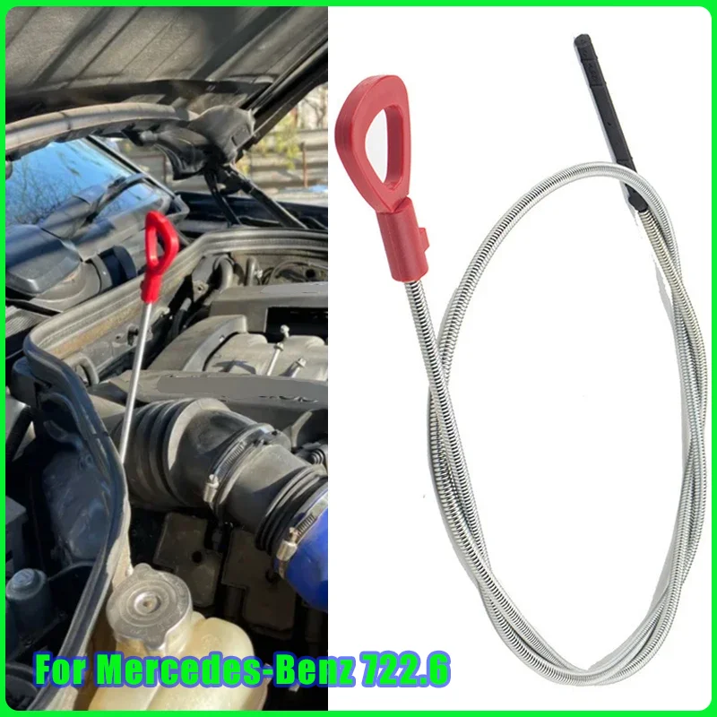 

1X 122CmTransmission Gearbox Dipstick Oil Dipstick Transmission Oil Level For Mercedes-Benz 722.6 W163 W203 W208 W210 W211