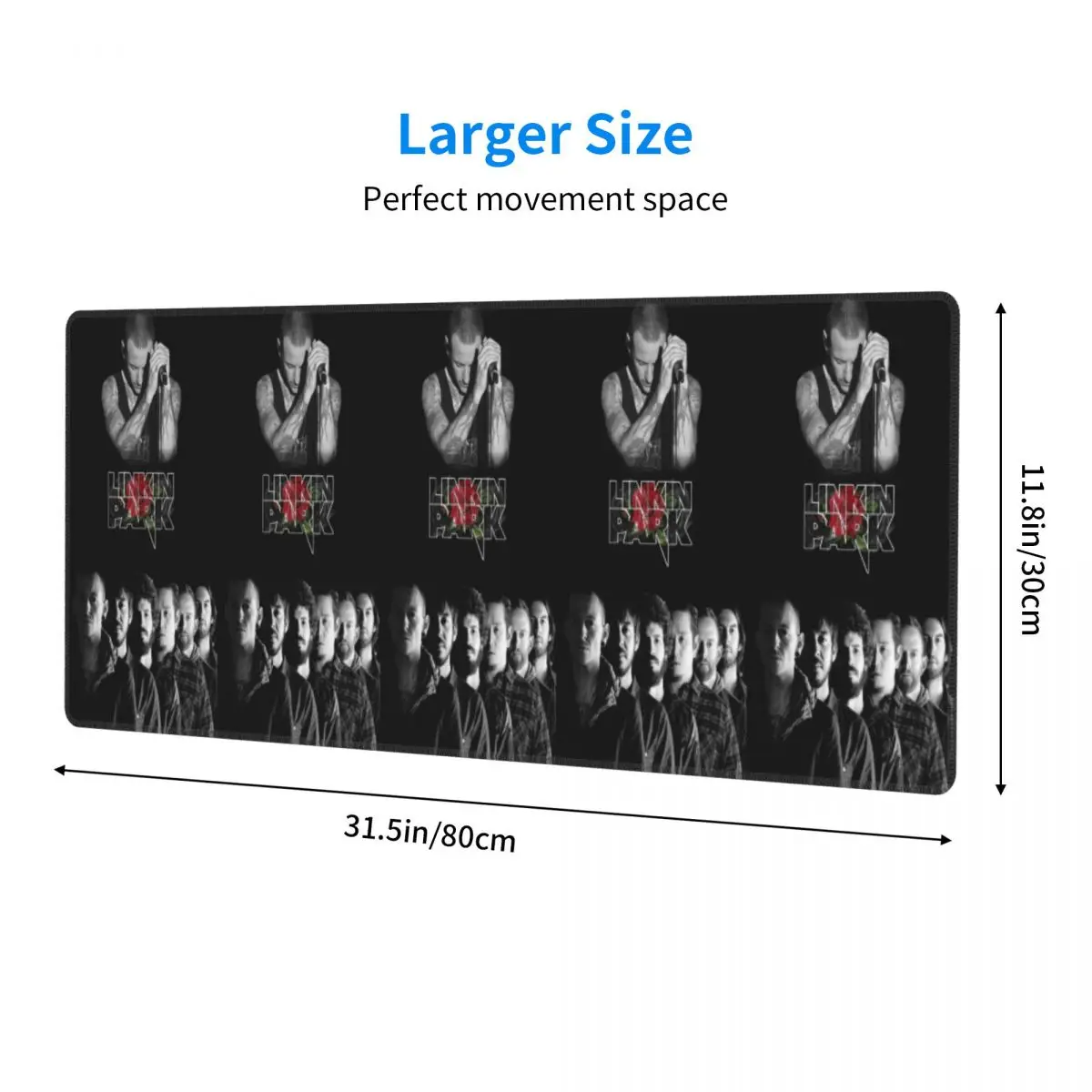 L-Linkin Hot Band Park American Rock Band Large Mouse Pad Computer Keyboard Mouse Mat Gamer PC Laptop Desk Mat Table Mats