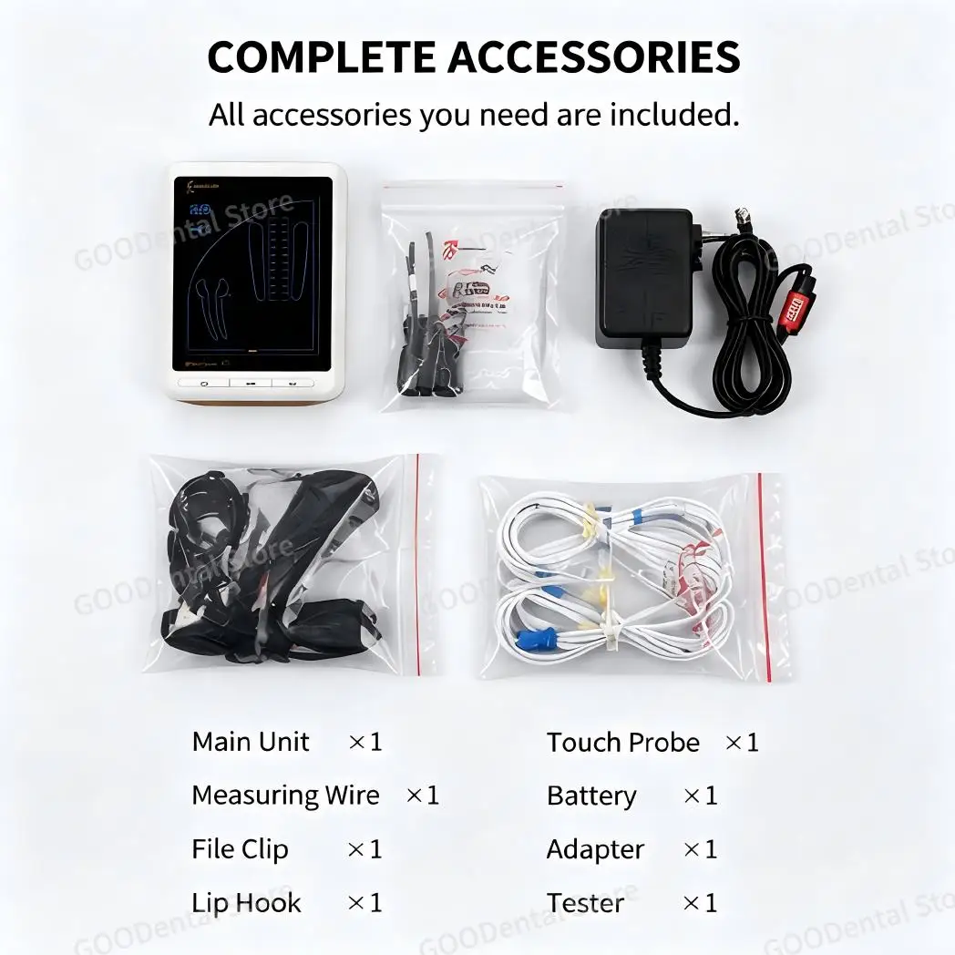 WOODPEX Dental Apex Locator Endodontic Root Canal Measurement Device Root Tester Dentistry Instrument