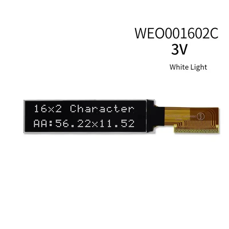Winter Essential High-Definition SPI Serial Display Screen Module 3.12 Inch OLED 1311 Chip Contrast Low Power Consumption No Bac