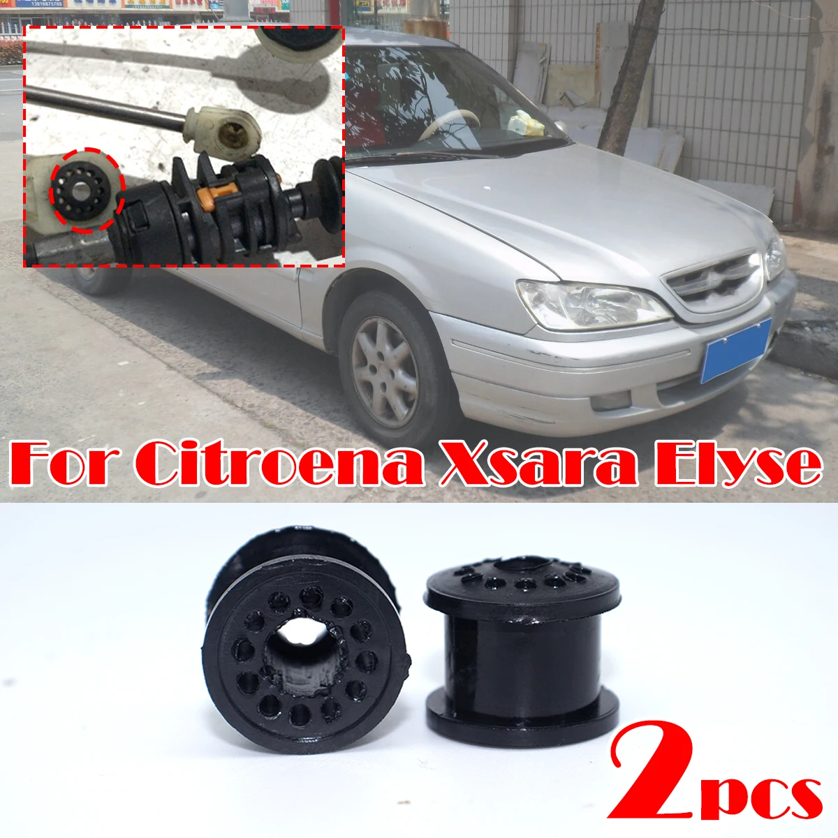 

2Pc Manual Transmission Shift Cable Bushing For Citroena Xsara Elyse Dodge Neon Voyager Gearbox Shifter Lever Linkage End Rubber