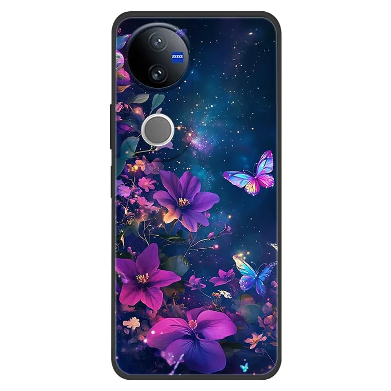 ل VIVO V50 5G V50 لايت النسخة العالمية حافظة فاخرة الهاتف السيليكون واقية الغطاء الخلفي ل VIVO V50 حالات للصدمات كابا شل #4