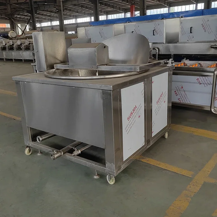 Industrial Electric Stainless Steel Round Pot Batch Frying Machine Churros Peanut Pottao Fryer