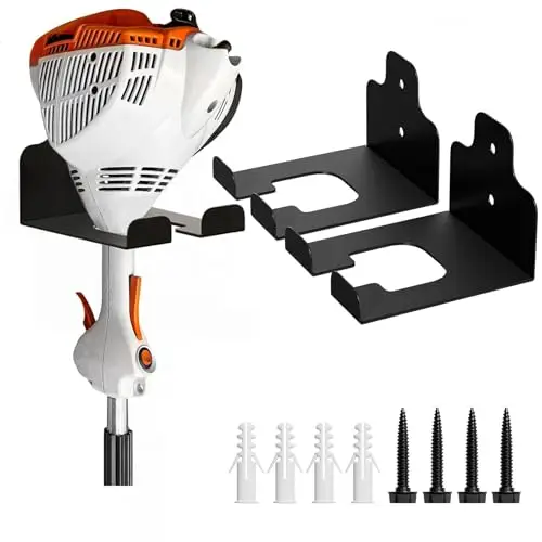 

Настенный органайзер для гаража: держатель для триммеров, крепление для садовых электроинструментов, подставка для кусторезов, триммеров для травы и ножниц для живой изгороди