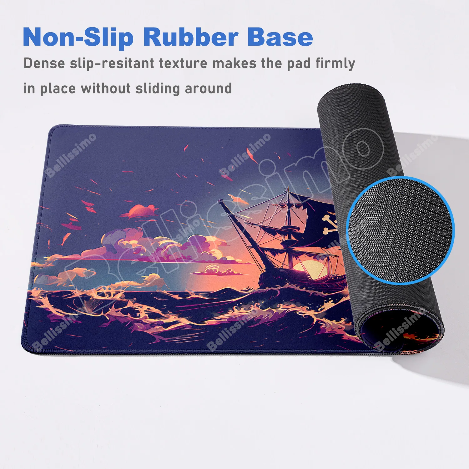 Desk Mat Large Mousepad Anime Decorate desktop Mouse Pad One Piece Pc Accessories Gamer Keyboard Xxl Gaming Rubber Extended Mats