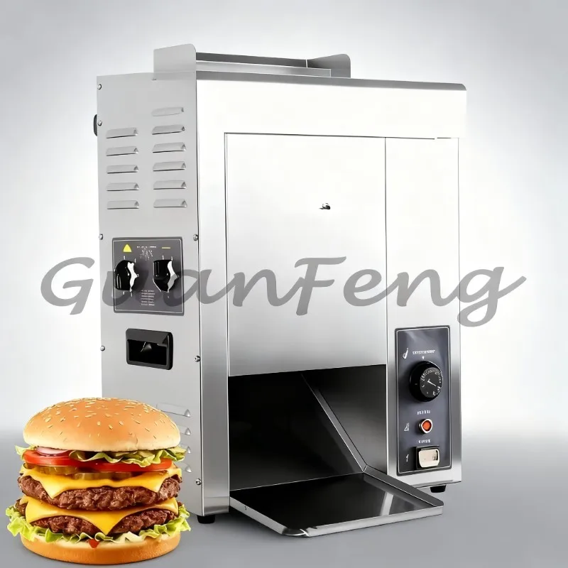Custom fast food burger bread toaster automatic burger toaster