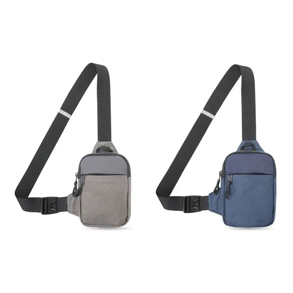

Casual Waterproof Crossbody Slings Bag Oxford Unisex Mobile Phone Bag Portable Messengers Bag for Outdoor