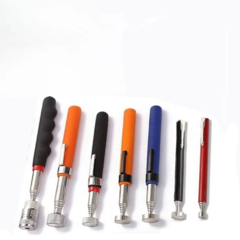 Portable Magnetic Flexible Pick-Up Tool - Telescopic Adjustable Extending Rod with Powerful Magnet for Handheld Retrieval Tasks