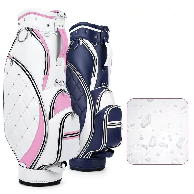 Lightweight Golf Bags Waterproof Outer Layer Versatile Storage Space Simple Handling For Golf Lovers Carry Complete Golf Kit Use