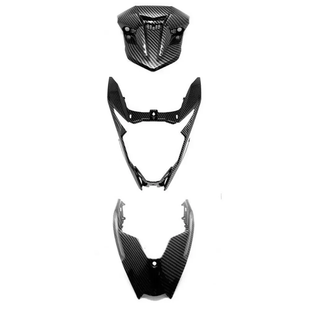 

For HONDA CB500F 2016 2017 2018 3 PCS Carbon Fiber Color Front Head light Fairing Cover Set