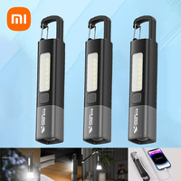 Xiaomi Mini SD1023 LED Flashlight Torch Light XPE Super Bright Flashlights with Hook Camping Lights USB Rechargeable Zoomable