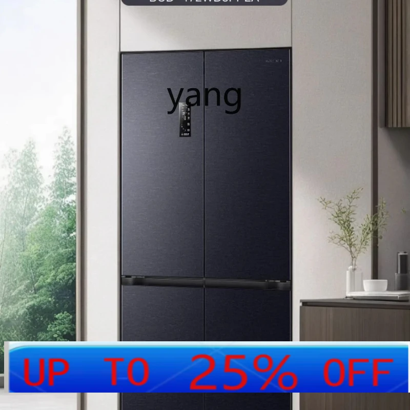 

Lh double clean cross folio four doors ultra-thin embedded frost-free household refrigerator