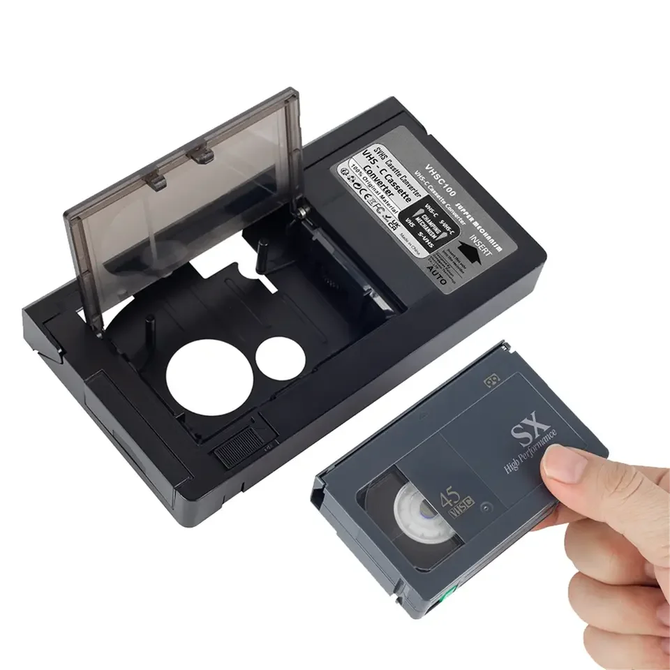A98TVHS-C Cassette Adapter for JVC for RCA for Panasonic VHS-C SVHS VHS Cassette Adapter Not for 8mm/MiniDV/Hi8