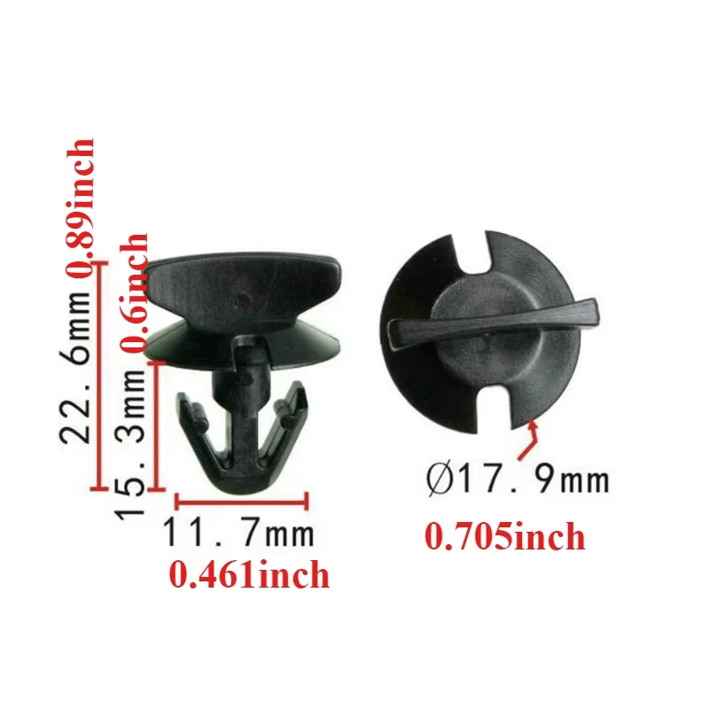 10pcs Fender Liner Fastener for Mercedes-Benz W222 V222 W246 W242 Fender Liner Wheel Cover Liner Fixing Clip Rivets Accessories