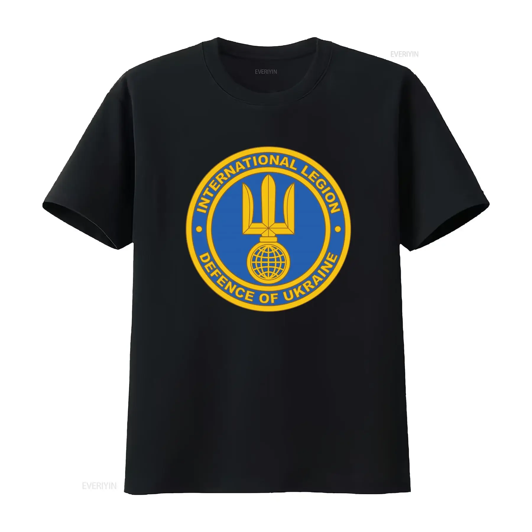 Camiseta NWT International Legion of Territorial Defense para imprimir, talla S 5XL, gráfico vintage lavado, suave, unisex, cómoda