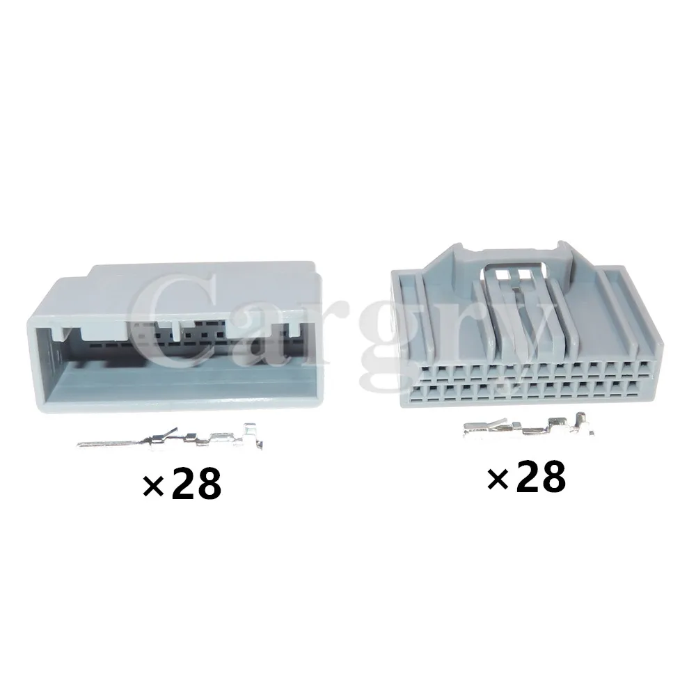 

1 Set 28P MX34028SF1 AC Assembly Automobile Electric Wiring Unsealed Socket Car Cable Connector For Honda Auto Adapter