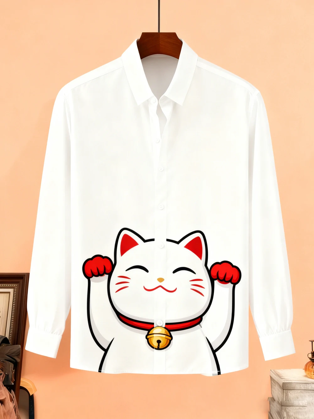 

Men's Light Luxury Home Party Shirts Suitable for Various Occasions, Hawaiian Beach Clothes, Long-sleeved Lapels, Soft Clothes