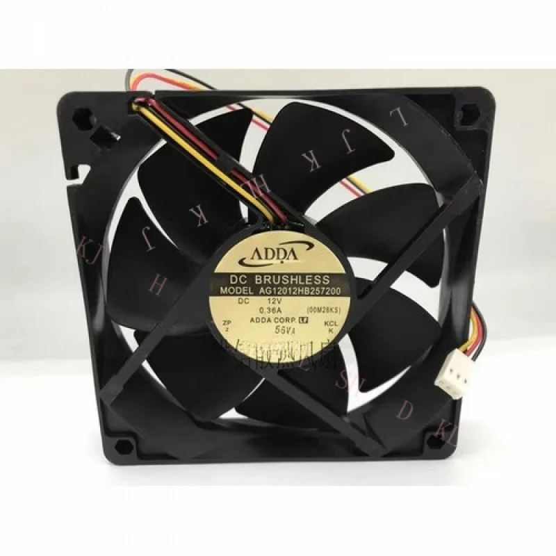 

N НОВЫЙ ДЛЯ ADDA 12025 AG12012HB257200 Охлаждающий вентилятор постоянного тока 12 В 0,36 А
