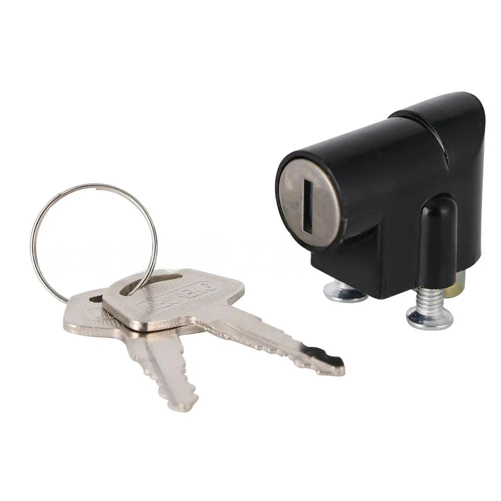 Electric Bike Accessory Dirt Bike Security Handlebar Lock Metal Construction Easy Installation Slim Profile Design