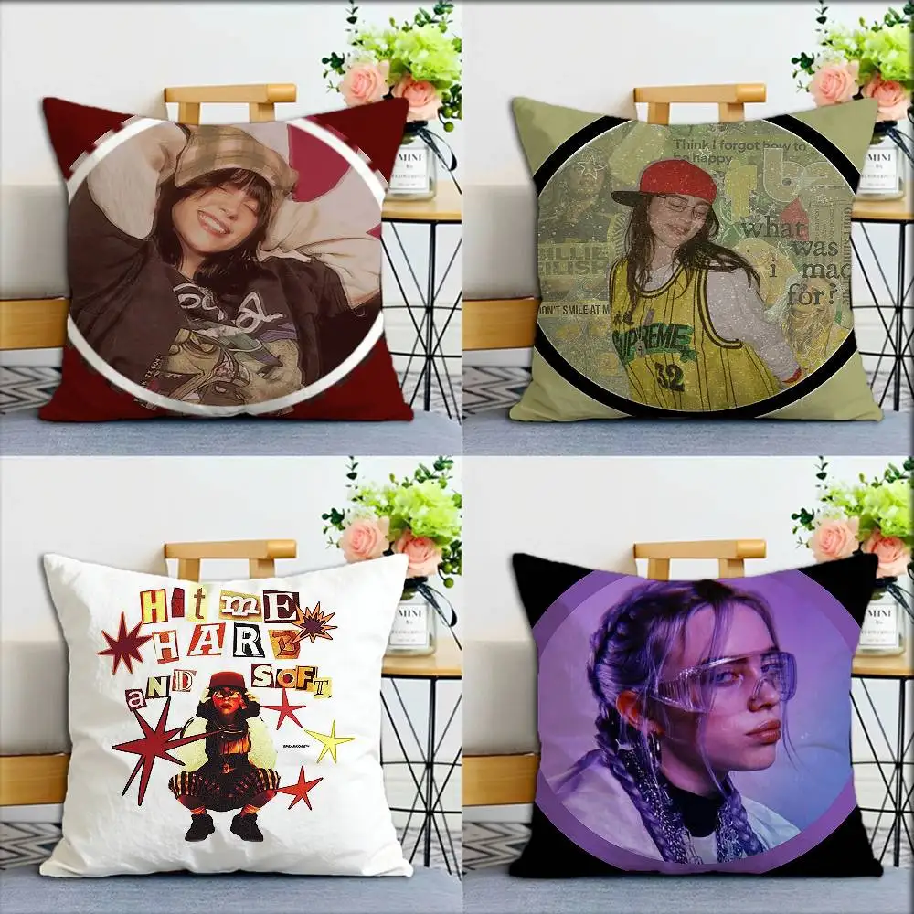 

B-BillieS L-Lunch World Various Sizes Square Pillow Case For Car Home Bedchamber Decor