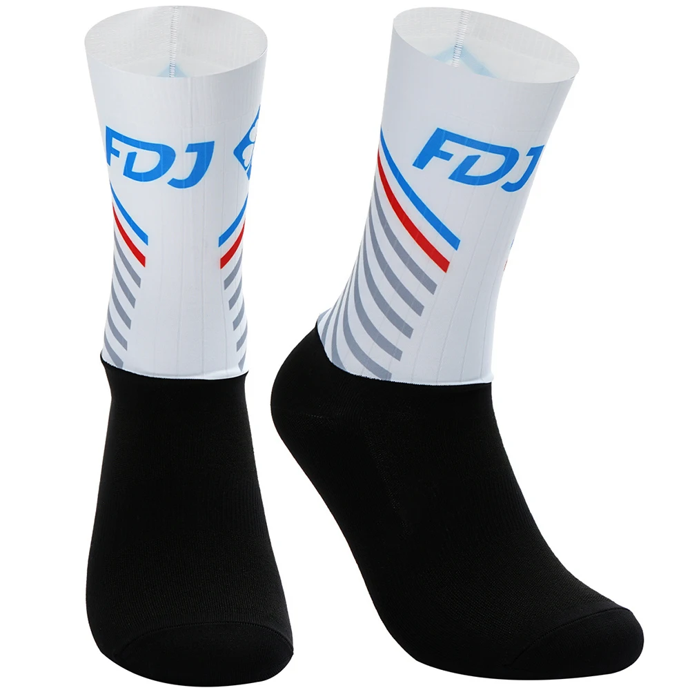 CUT LASER ONE PAIR 2023 INEOS QUICK STEP ALPECIN FENIX TEAM Cycling Socks Antislip Bike Bicycle Racing MITI Breathable Socks